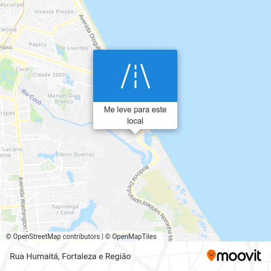 Rua Humaitá mapa