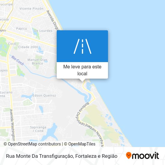Rua Monte Da Transfiguração mapa
