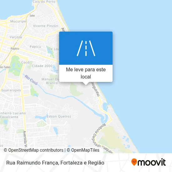 Rua Raimundo França mapa