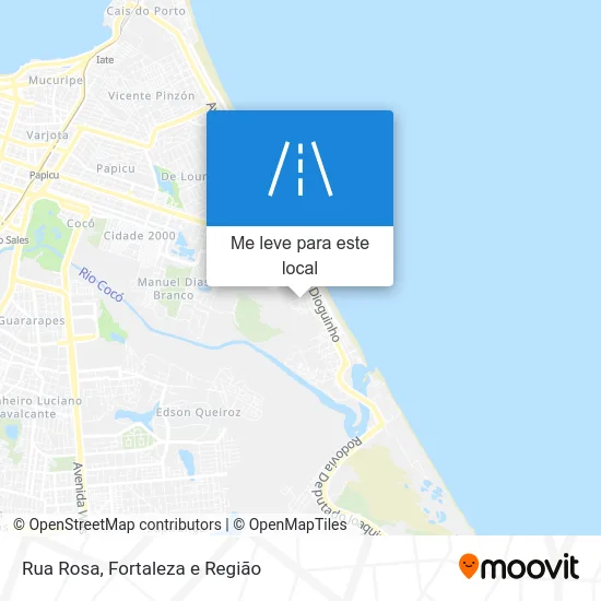 Rua Rosa mapa
