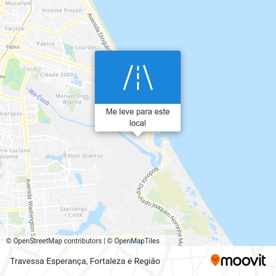 Travessa Esperança mapa