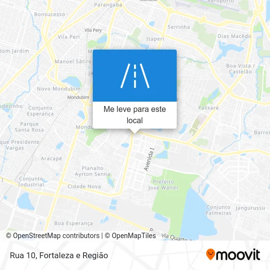 Rua 10 mapa