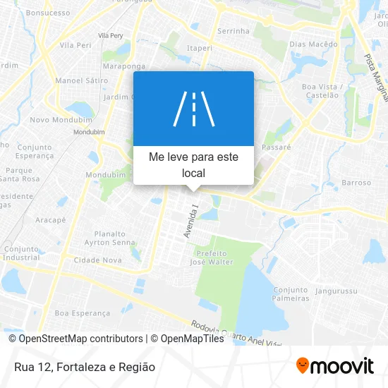Rua 12 mapa