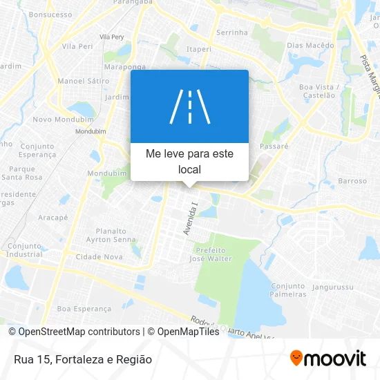 Rua 15 mapa