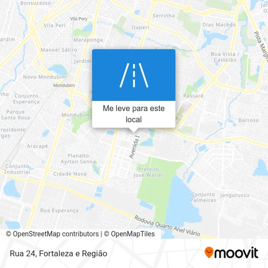 Rua 24 mapa