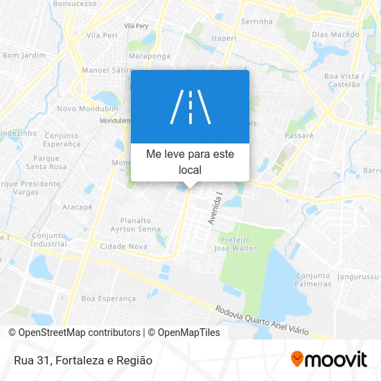 Rua 31 mapa