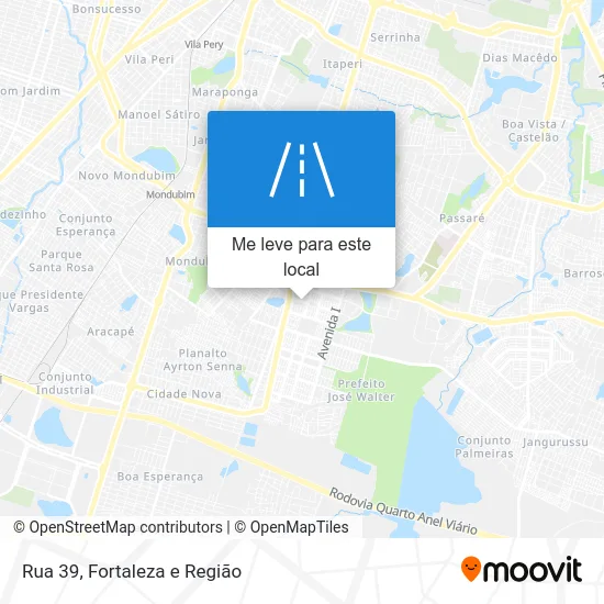 Rua 39 mapa