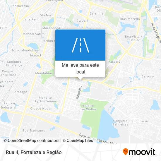 Rua 4 mapa