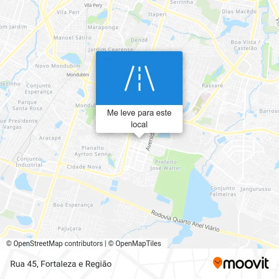 Rua 45 mapa