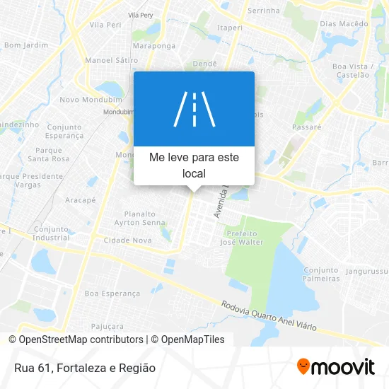 Rua 61 mapa