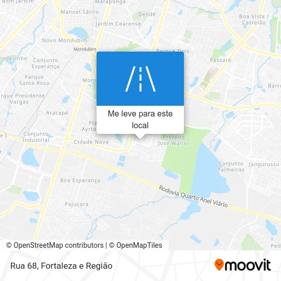 Rua 68 mapa