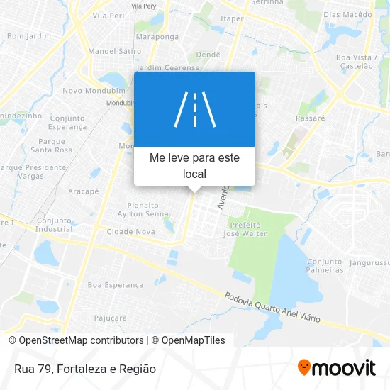 Rua 79 mapa