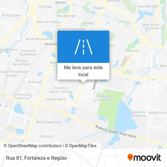 Rua 81 mapa