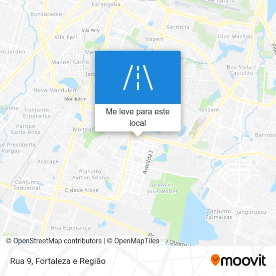 Rua 9 mapa