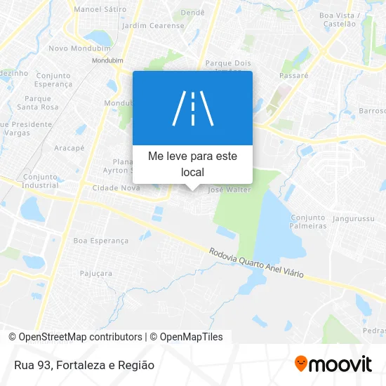 Rua 93 mapa