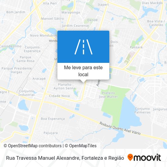 Rua Travessa Manuel Alexandre mapa