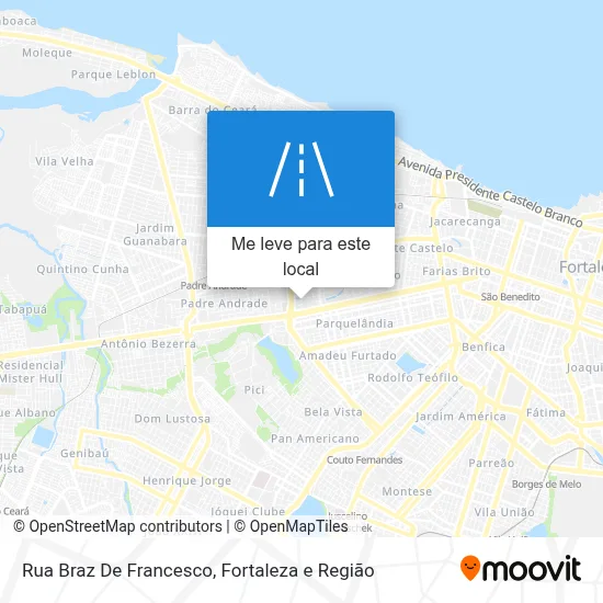 Rua Braz De Francesco mapa