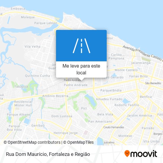 Rua Dom Maurício mapa