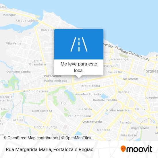 Rua Margarida Maria mapa