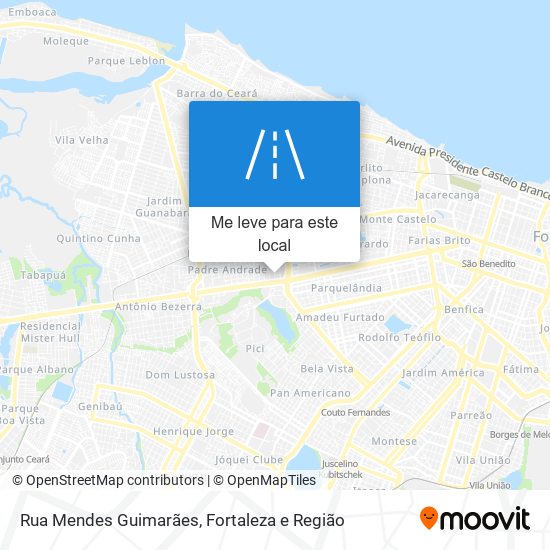 Rua Mendes Guimarães mapa