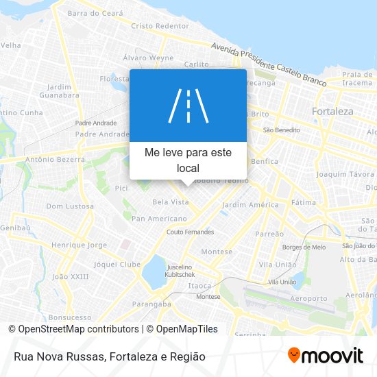 Rua Nova Russas mapa
