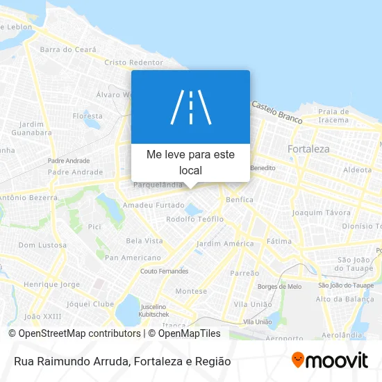 Rua Raimundo Arruda mapa
