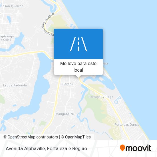Avenida Alphaville mapa