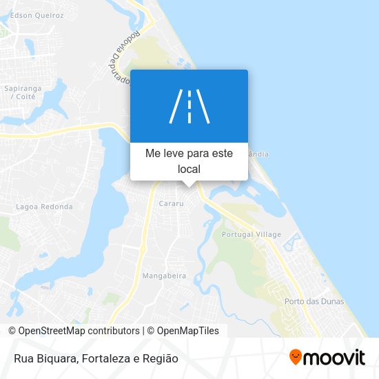 Rua Biquara mapa