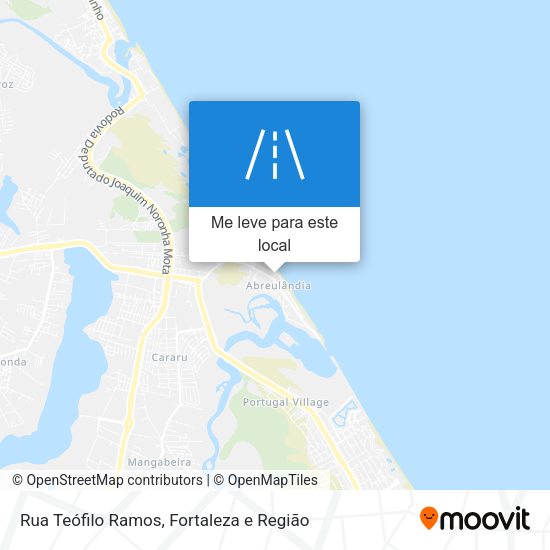 Rua Teófilo Ramos mapa