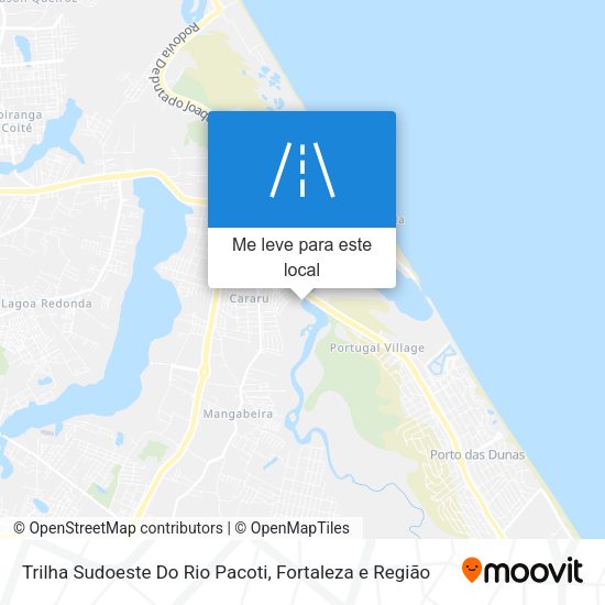 Trilha Sudoeste Do Rio Pacoti mapa