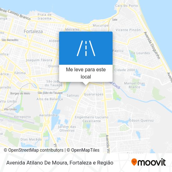 Avenida Atilano De Moura mapa