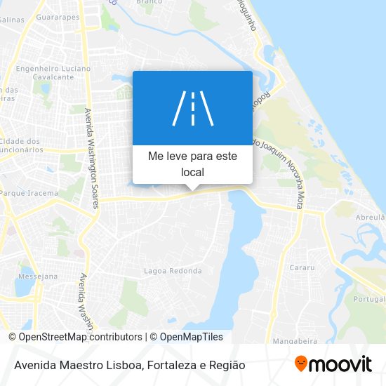 Avenida Maestro Lisboa mapa