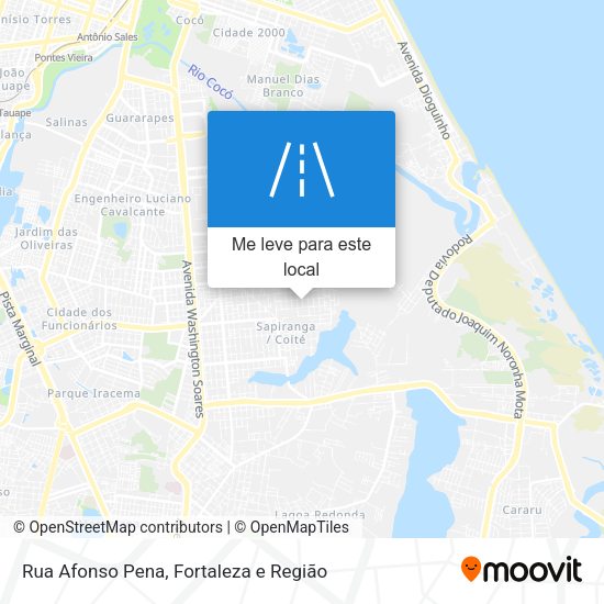 Rua Afonso Pena mapa
