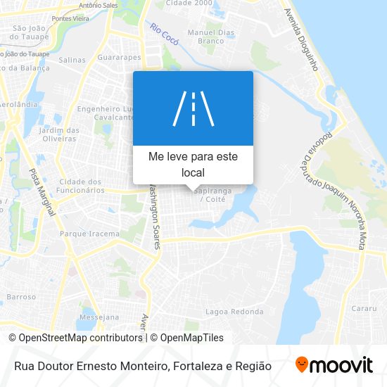 Rua Doutor Ernesto Monteiro mapa