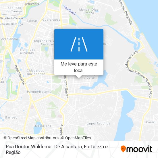 Rua Doutor Waldemar De Alcântara mapa