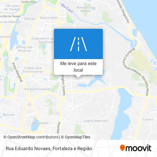 Rua Eduardo Novaes mapa