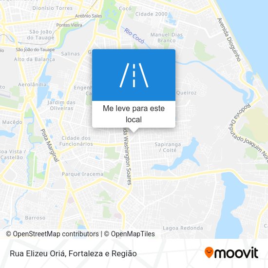 Rua Elizeu Oriá mapa