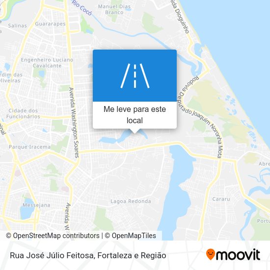 Rua José Júlio Feitosa mapa