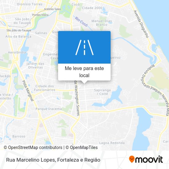 Rua Marcelino Lopes mapa