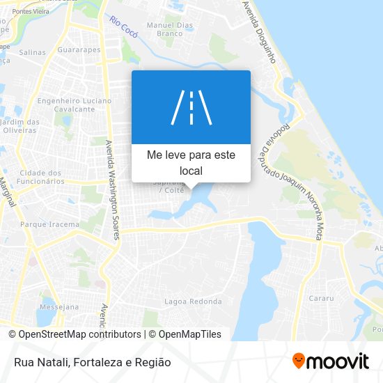 Rua Natali mapa