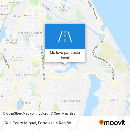 Rua Pedro Miguel mapa