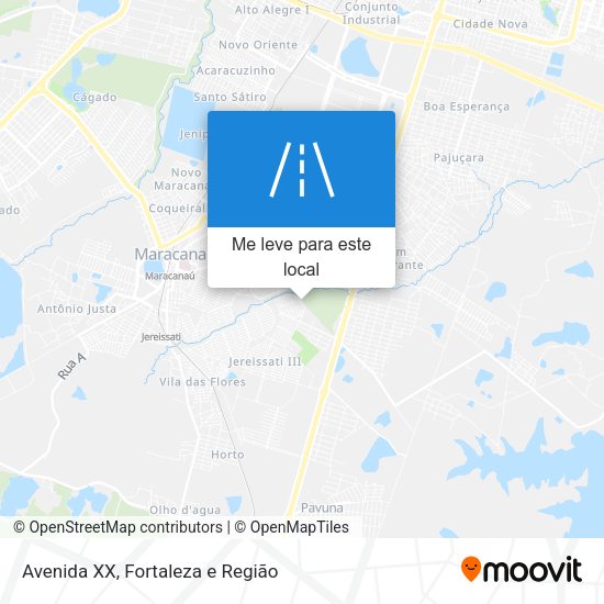 Avenida XX mapa