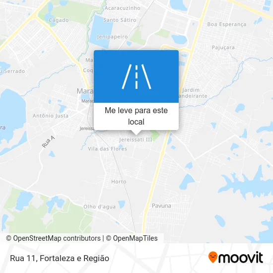 Rua 11 mapa