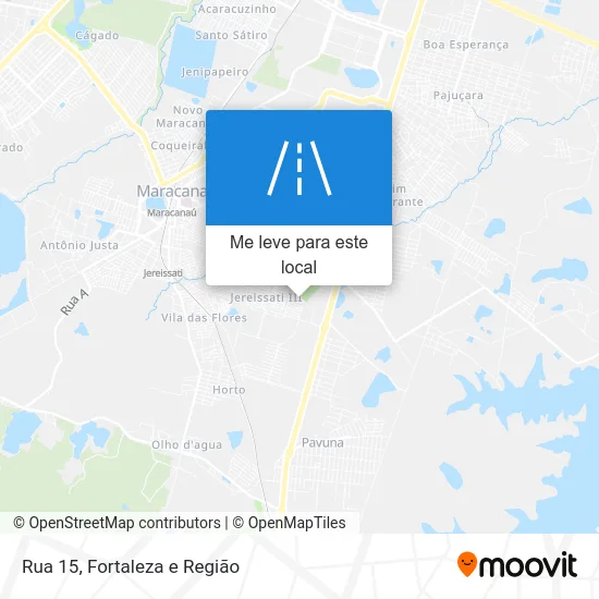 Rua 15 mapa