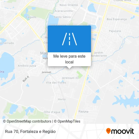 Rua 70 mapa