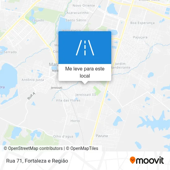 Rua 71 mapa