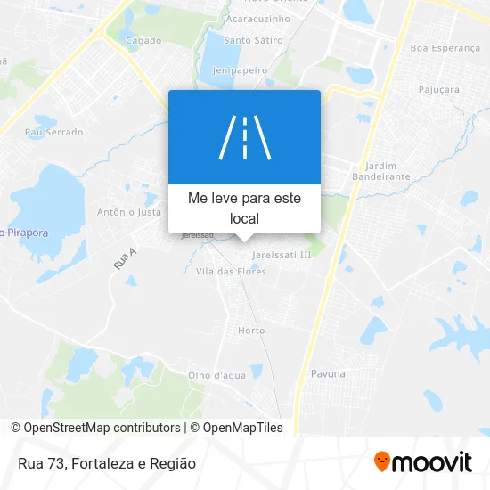 Rua 73 mapa