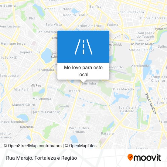 Rua Marajo mapa