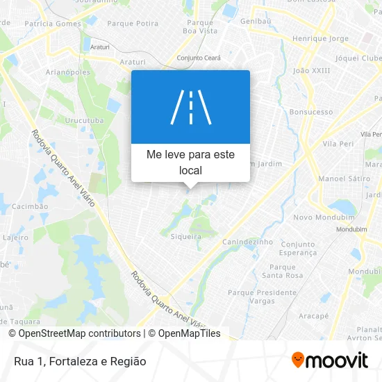 Rua 1 mapa