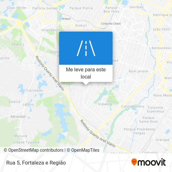 Rua 5 mapa